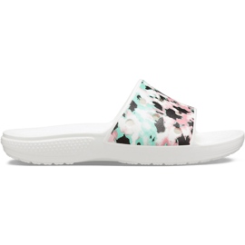 Crocs Női Classic Crocs Tie Dye Mania Slide 206481 928 fehér sokszínű Crocs Női Classic Crocs Tie Dye Mania Slide 206481 928 fehér sokszínű