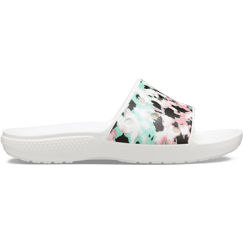 Crocs Női Classic Crocs Tie Dye Mania Slide 206481 928 fehér sokszínű