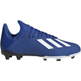 Adidas X 19.3 Fg Junior EG7152 futballcipő kék kék