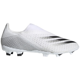 Adidas X GHOSTED.3 Ll Fg EG8165 futballcipő fehér fehér
