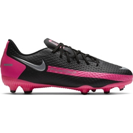 Nike Phantom Gt Academy FG / MG Junior CK8476 006 futballcipő fekete fekete