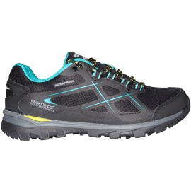 Női cipő Regatta Wms Kota Alacsony fekete és kék RWF489 41QF szürke