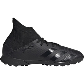 Adidas Predator 20.3 Tf Junior EF1951 futballcipő sokszínű fekete Adidas Predator 20.3 Tf Junior EF1951 futballcipő sokszínű fekete