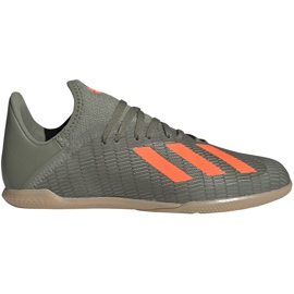 Zöld adidas X 19.3 Junior futballcipőben EF8376 szürke szürke