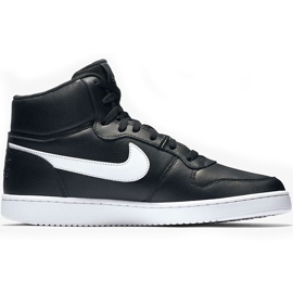 Nike Ebernon Mid fekete -fehér AQ1773 002 férfi cipő