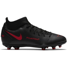 Nike Phantom Gt Club Df FG / MG Junior CW6727 060 futballcipő fekete fekete
