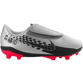 Nike Mercurial Vapor 13 Club Neymar Mg PS (V) Junior AT8164 006 futballcipő fekete szürke