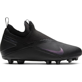 Nike Phantom Vsn 2 Academy Df FG / MG Junior CD4059 010 futballcipő fekete fekete