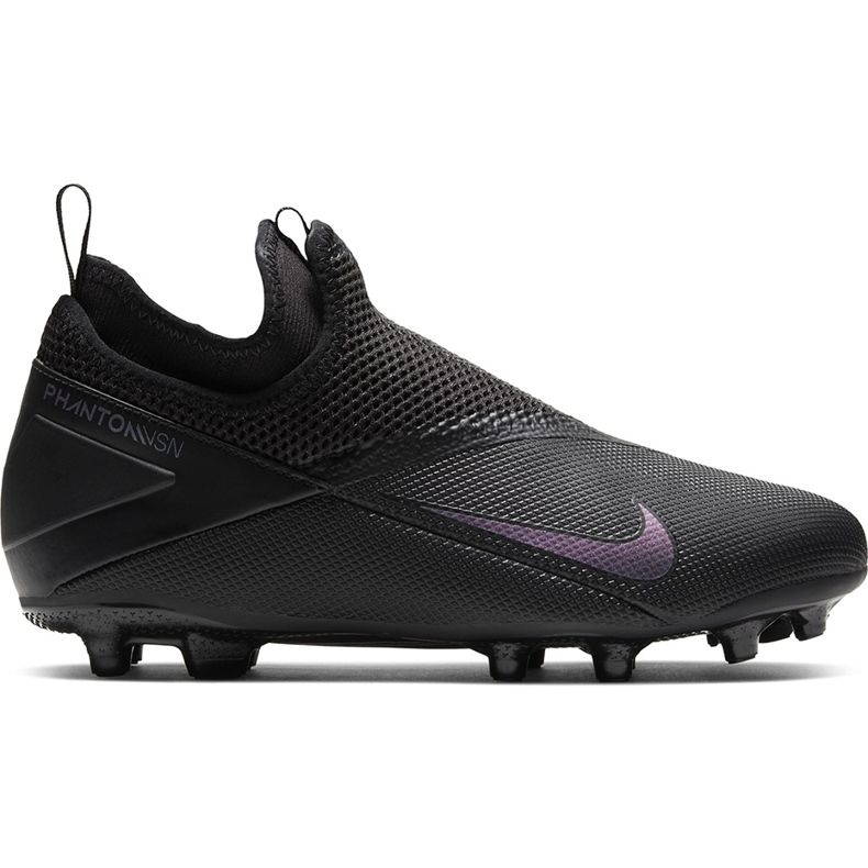 Nike Phantom Vsn 2 Academy Df FG / MG Junior CD4059 010 futballcipő fekete fekete