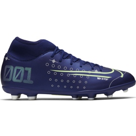 Nike Mercurial Superfly 7 Club Mds FG / MG BQ5463 401 futballcipő sötétkék kék