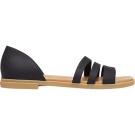Crocs női szandál Tulum Open Flat W fekete 206 109 00W Crocs női szandál Tulum Open Flat W fekete 206 109 00W