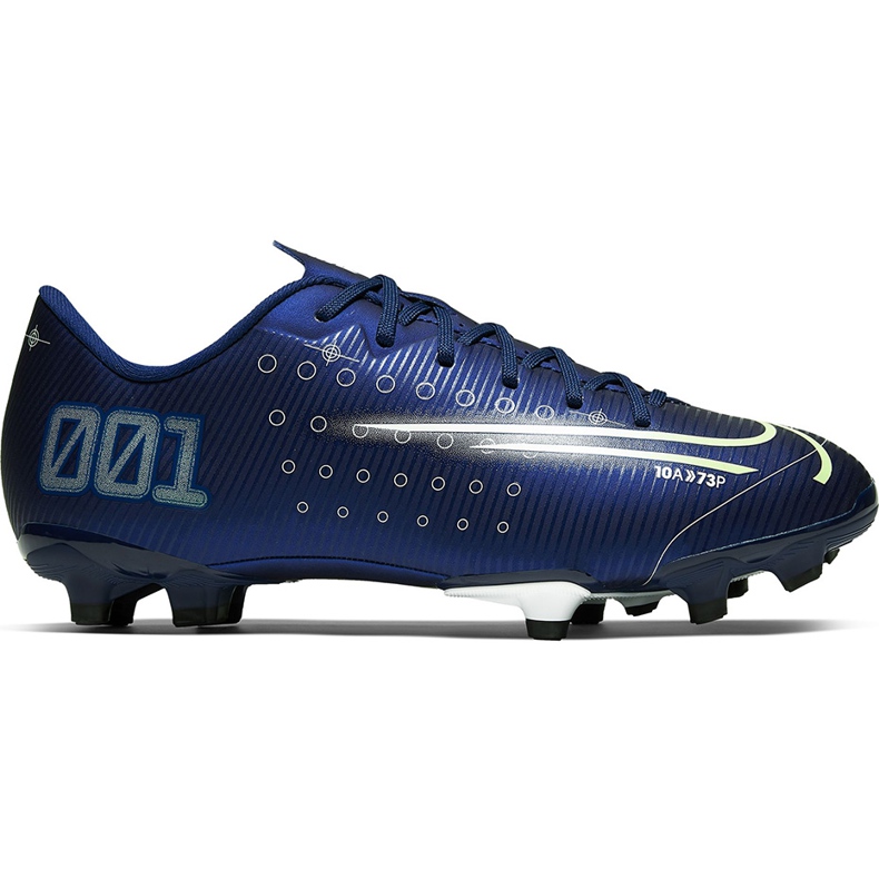 Nike Mercurial Vapor 13 Academy Mds FG / MG Junior CJ0980 401 futballcipő sötétkék sötétkék
