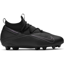 Nike Phantom Vsn 2 Club Df FG / MG Junior CD4061 010 futballcipő fekete fekete