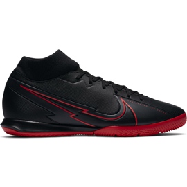 Nike Mercurial Superfly 7 Academy Ic AT7975 060 futballcipő fekete fekete