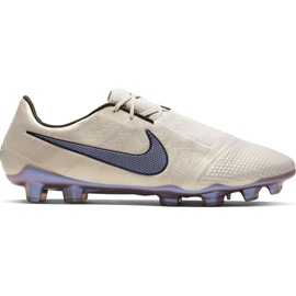 Nike Phantom Venom Elite Fg AO7540 005 futballcipő fehér bézs