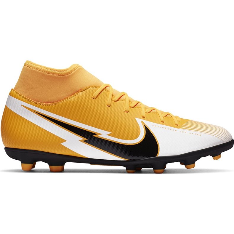 Nike Mercurial Superfly 7 Club FG / MG AT7949 801 futballcipő narancssárga sárga