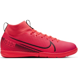 Nike Mercurial Superfly 7 Academy Ic Junior AT8135 606 futballcipő piros piros