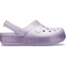 Crocs gyerekeknek Crocband Glitter Clog Kids lila 205 936 530 ibolya