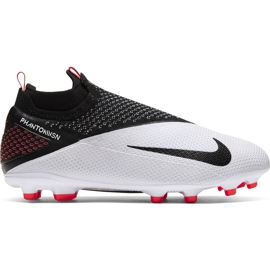Nike Phantom Vsn 2 Elite Df FG / MG Junior CD4062 106 futballcipő sokszínű fehér