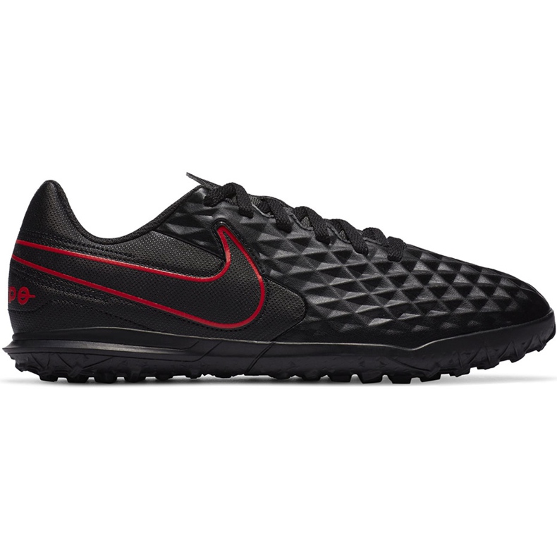 Nike Tiempo Legend 8 Club Tf Junior AT5883 060 futballcipő fekete piros fekete