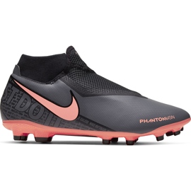 Nike Phantom Vsn Academy Df FG / MG AO3258 080 futballcipő szürke, rózsaszín szürke