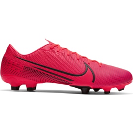 Nike Mercurial Vapor 13 Academy FG / MG AT5269 606 futballcipő piros piros