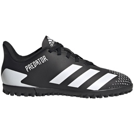 Adidas Predator 20.4 Tf Junior FW9223 futballcipő fekete fekete