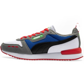 Férfi cipő Puma R78 fehér-kék-piros-fekete 373117 10 sötétkék szürke