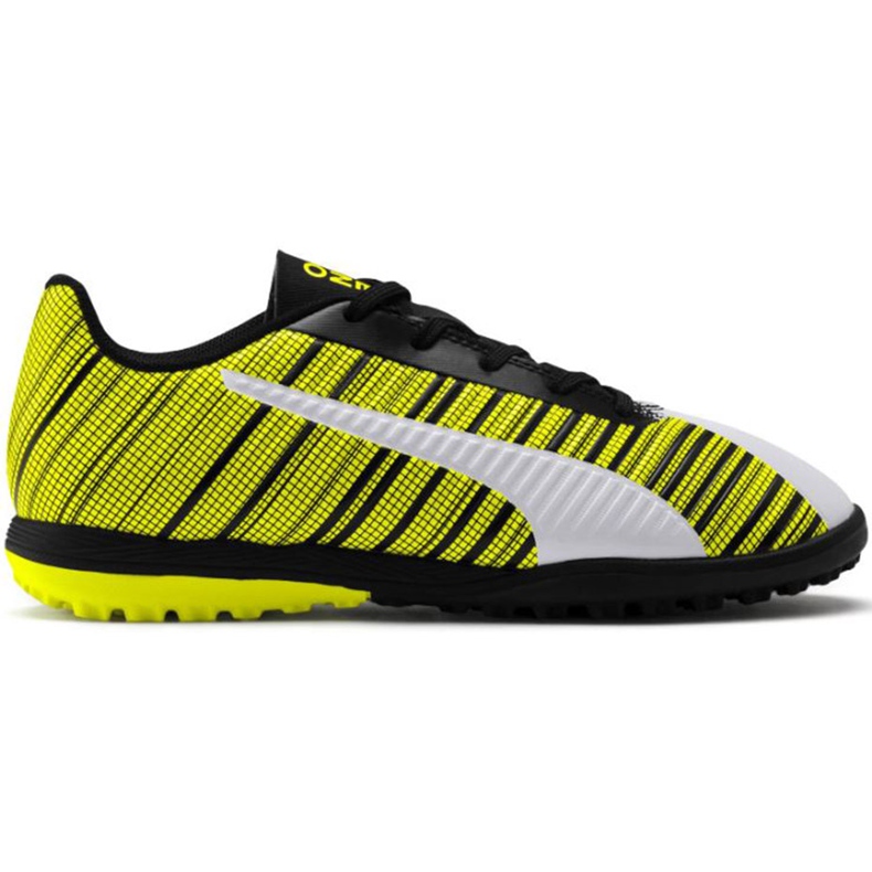 Puma One 5.4 Tt Junior futballcipő sárga-fehér-fekete 105662 03 sokszínű