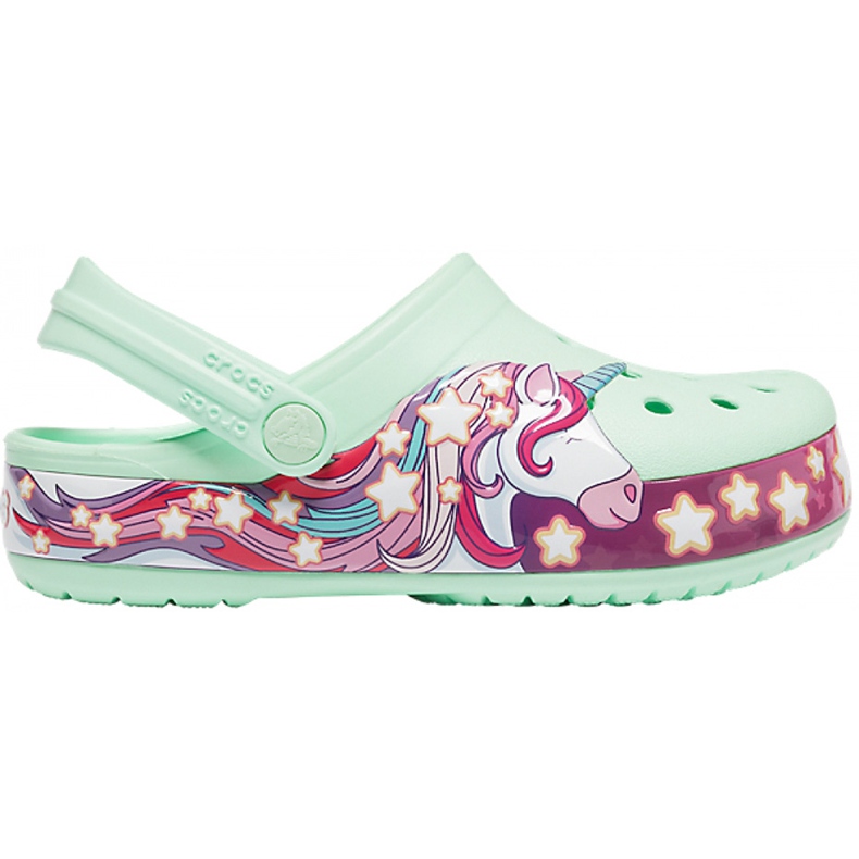 Crocs Kids FunLab Unicorn Band Cg K zöld 206270 3TI rózsaszín