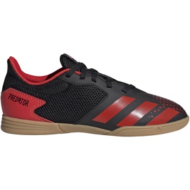 Adidas Predator 20.4 Sala Junior EF1979 futballcipőben sokszínű fekete