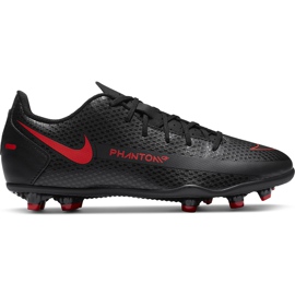 Nike Jr Phantom Gt Club FG / MG CK8479 060 futballcipő fekete fekete
