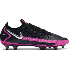 Nike Phantom Gt Elite Fg CK8439 006 futballcipő fekete fekete