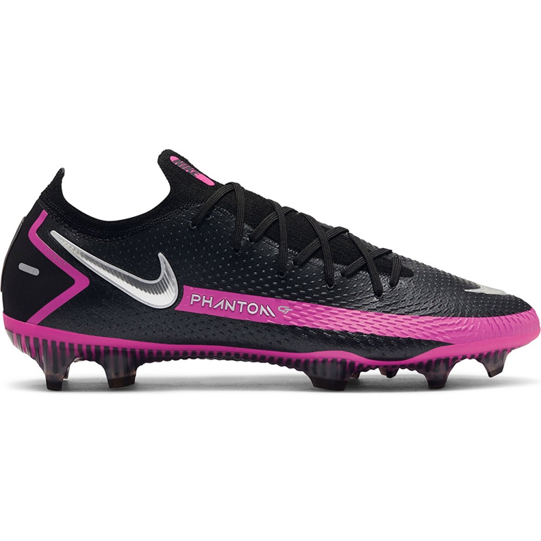 Nike Phantom Gt Elite Fg CK8439 006 futballcipő fekete fekete