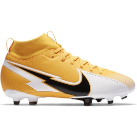 Nike Mercurial Superfly 7 Academy FG / MG Junior AT8120 801 futballcipő narancssárga