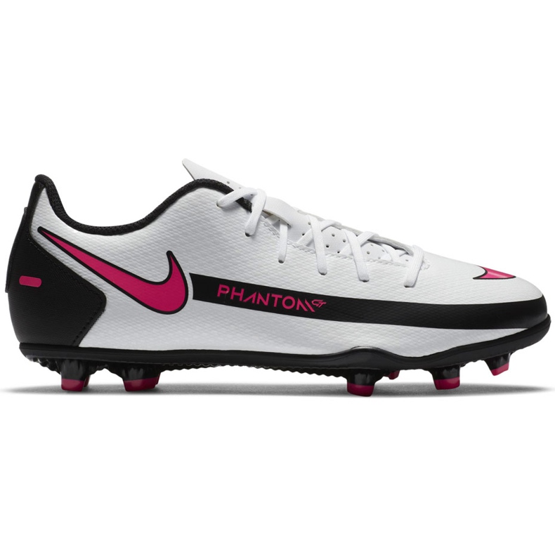 Nike Jr Phantom Gt Club FG / MG CK8479 160 futballcipő sokszínű fehér