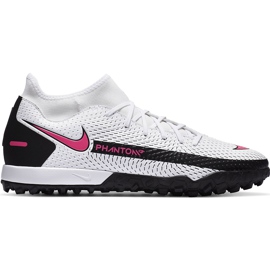Nike Phantom Gt Academy Df Tf CW6666 160 futballcipő fehér fehér