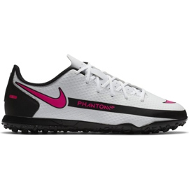 Nike Jr Phantom Gt Club Tf CK8483 160 futballcipő fehér fehér
