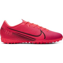 Nike Mercurial Vapor 13 Academy Tf AT7996 606 futballcipő piros piros
