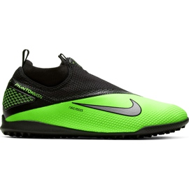 Nike React Phantom Vsn 2 Pro Df Tf CD4174 036 futballcipő sokszínű zöld