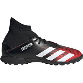 Adidas Predator 20.3 Tf Jr EF1950 futballcipő sokszínű fekete Adidas Predator 20.3 Tf Jr EF1950 futballcipő sokszínű fekete