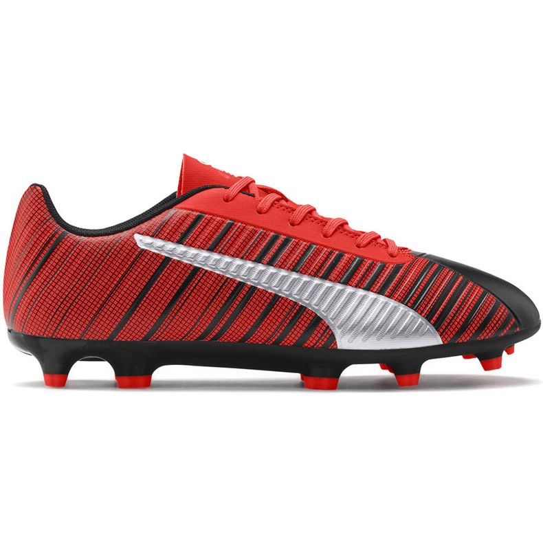 Futballcipő Puma One 5.4 Fg Ag piros-fekete 105605 01 sokszínű