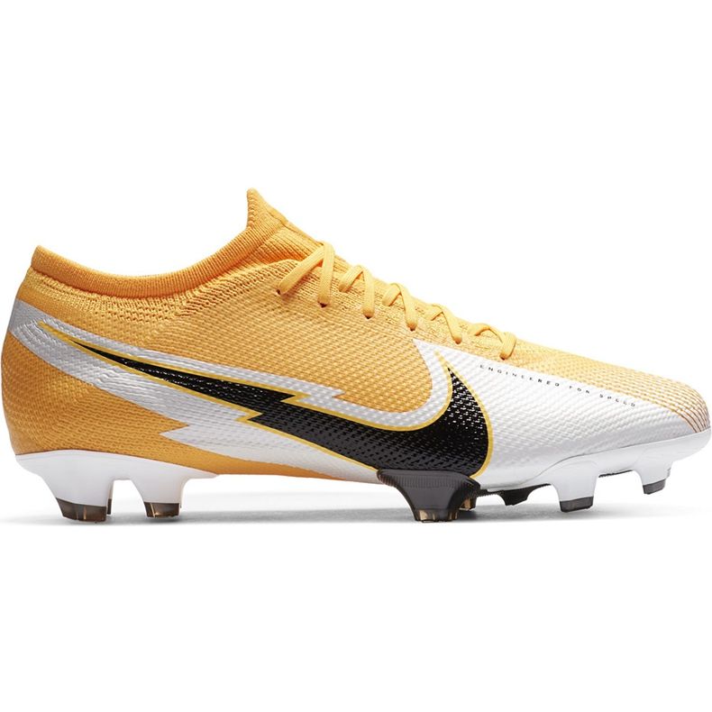 Nike Mercurial Vapor 13 Pro Fg AT7901 801 futballcipő narancssárga sárga