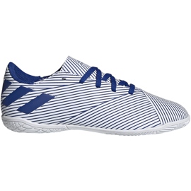 Adidas Nemeziz 19.4 In Jr fehér és kék futballcipő EF1754 sokszínű