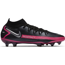 Nike Phantom Gt Elite Df Fg CW6589 006 futballcipő fekete fekete