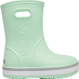 Crocs esőcsizma gyerekeknek Crocband Rain Boot Kids zöld 205827 3TO