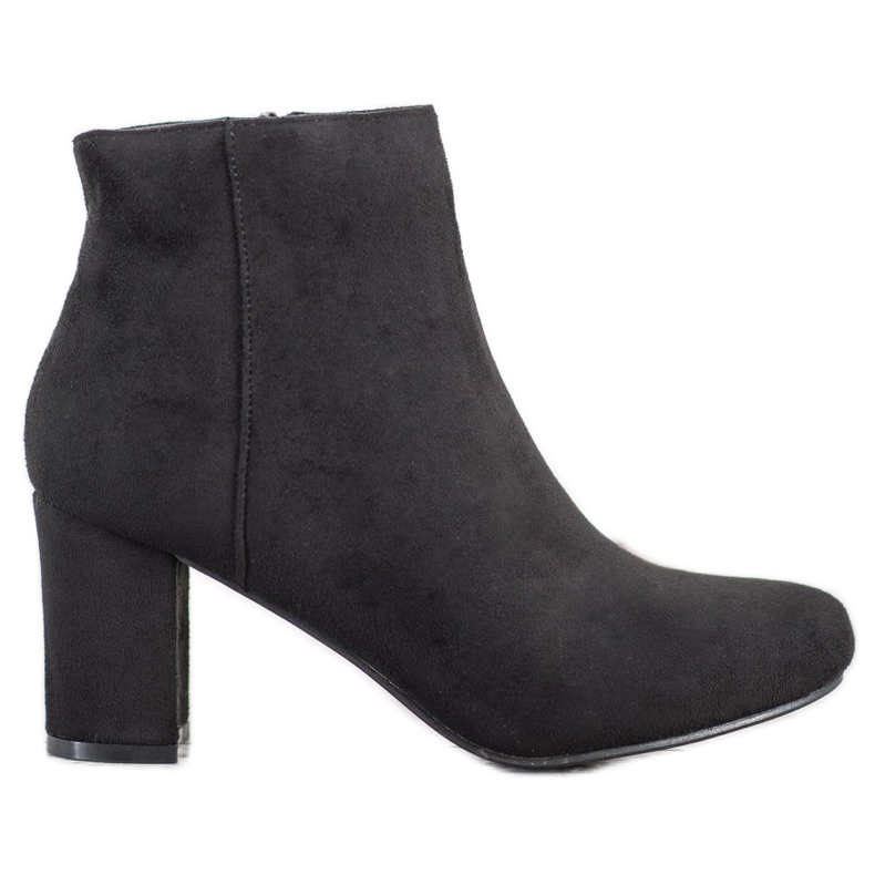 Laura Mode Klasszikus csizma egy poszton fekete