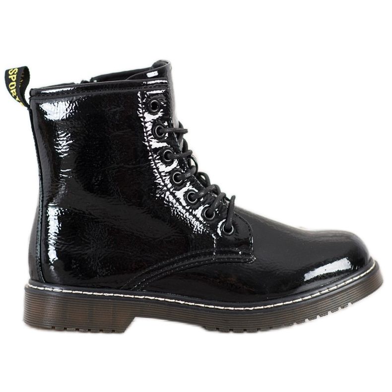 Evento Lakkozott divatos munkások fekete