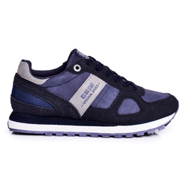 Női sportcipő Cipők Big Star Navy Blue GG274676 sötétkék kék szürke