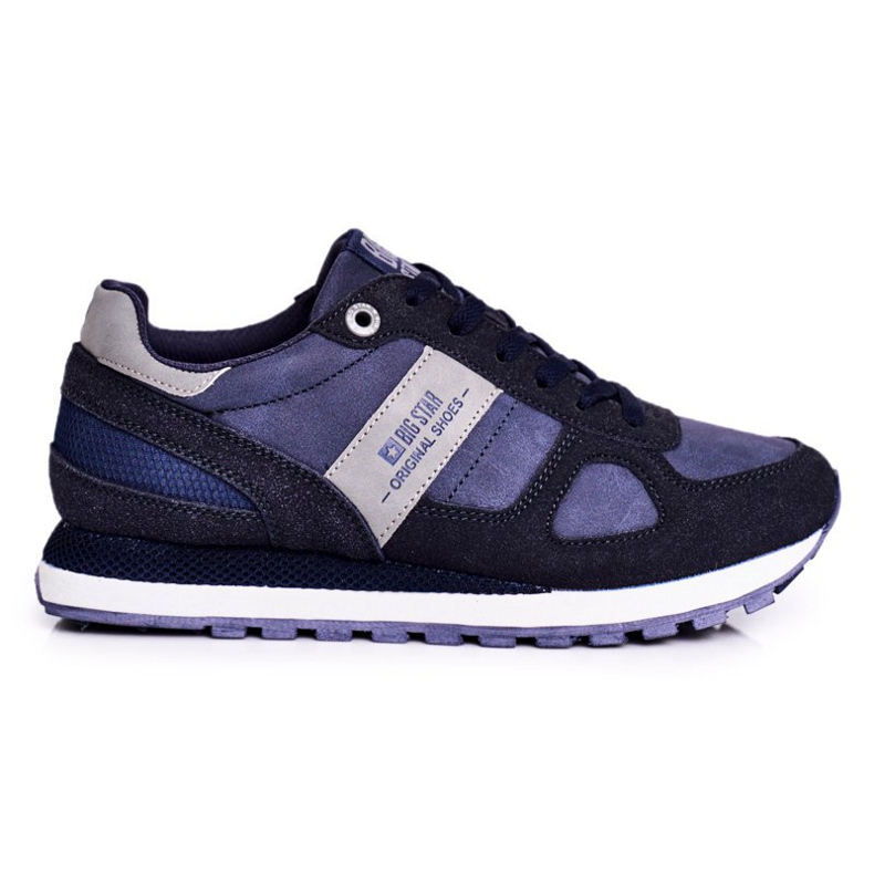 Női sportcipő Cipők Big Star Navy Blue GG274676 sötétkék kék szürke